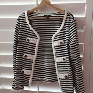NWOT black and white jacket